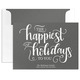 Happiest of Holidays to You Flat Shimmer Holiday Cards Image 7 of 8